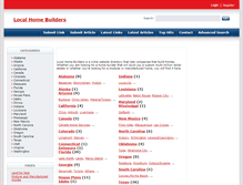 Tablet Screenshot of localhomebuilders.com